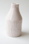 Erbium pink porcelain vase