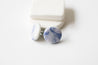 Stained porcelain studs - Marble effect