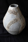 Waves on the surface of the moon - Textured vase