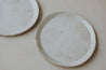 Grey stoneware plate