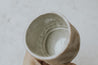 Staffa's sand - carved porcelain slip cup