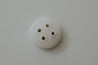 Porcelain button - white