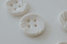 Porcelain button - white