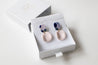 Porcelain statement pendant earrings - Nr.2