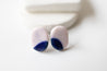 Stained porcelain studs (small) - Nr.2