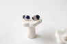 Stained porcelain studs (small) - Nr.4
