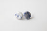 Stained porcelain studs - Marble effect