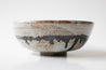 Bowl Nr. 2 in icy blue with oxide - Tundra series