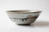 Bowl Nr. 3 in icy blue with oxide - Tundra series