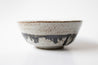 Small Bowl Nr. 5 in icy blue with oxide - Tundra series