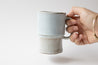 Hand-built Mug in Icy Blue