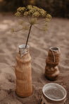 Textured bottle vase