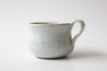 Mug Nr.3 in Icy Blue on Speckled Clay