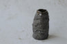 Small textured black vase