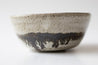 Small bowl in white with oxide - Tundra series