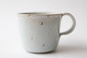 Mug Nr.1 in Icy Blue on Speckled Clay