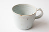 Mug Nr.1 in Icy Blue on Speckled Clay