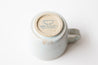 Mug Nr.1 in Icy Blue on Speckled Clay