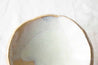 Handmade ceramic pasta bowl with marbled effect by Elisabetta Lombardo