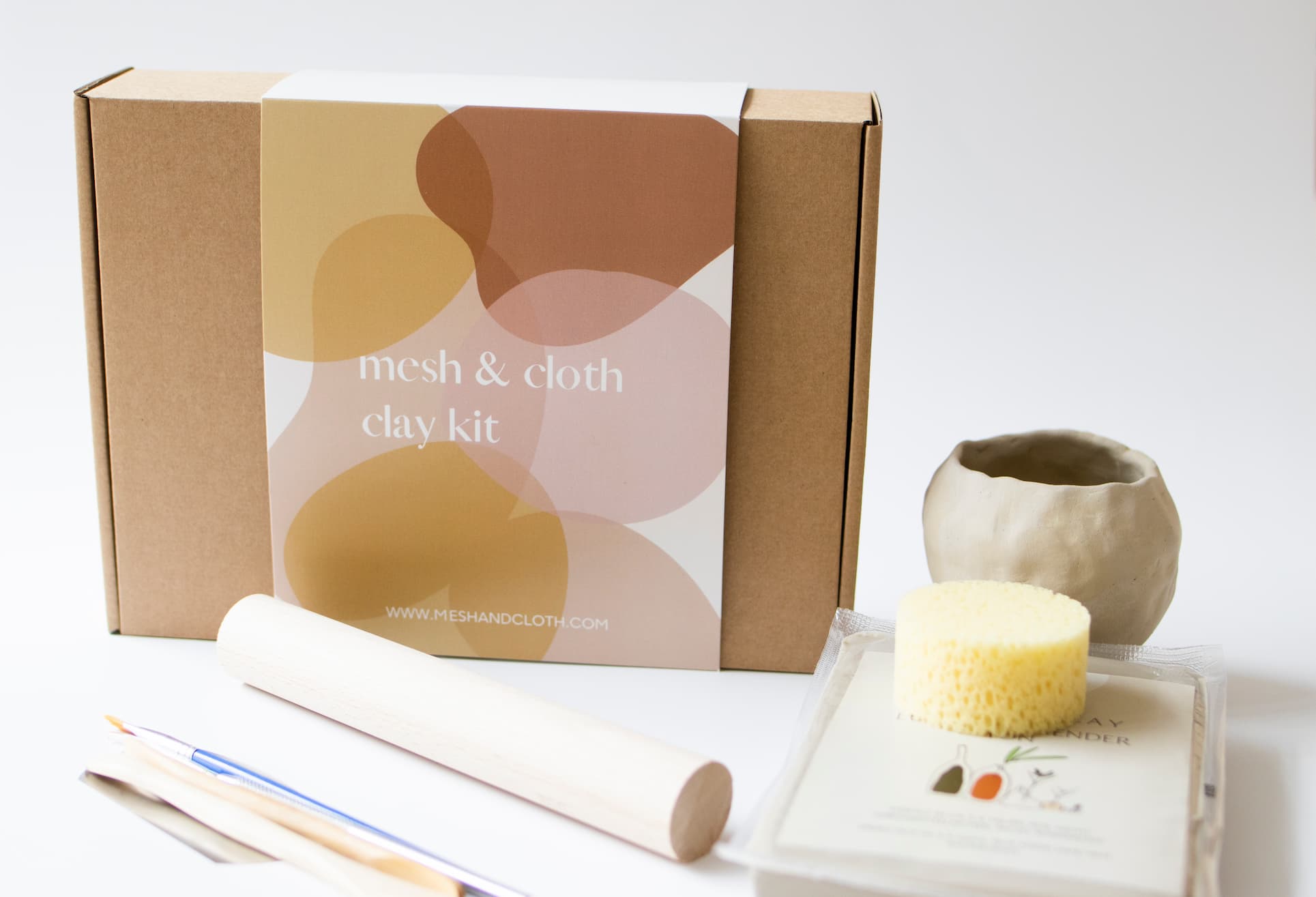 Get creative with this home-delivered DIY pottery kit