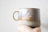 Handmade ceramic mug with marbled effect by Elisabetta Lombardo