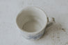 Staffa - Brushed slip mug (white)