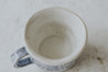 Staffa - Brushed slip mug (blue)