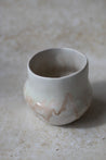 Buttery smooth peach porcelain cup - sample piece