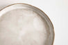 Handmade grey big ceramic plate by Elisabetta Lombardo
