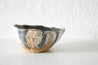 Rustic bowl with red and white glaze by Mesh & Cloth