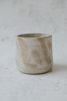 Staffa's sand - carved porcelain slip cup