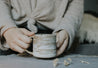Staffa's sand - white slip mug