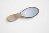 Blue ceramic spoon